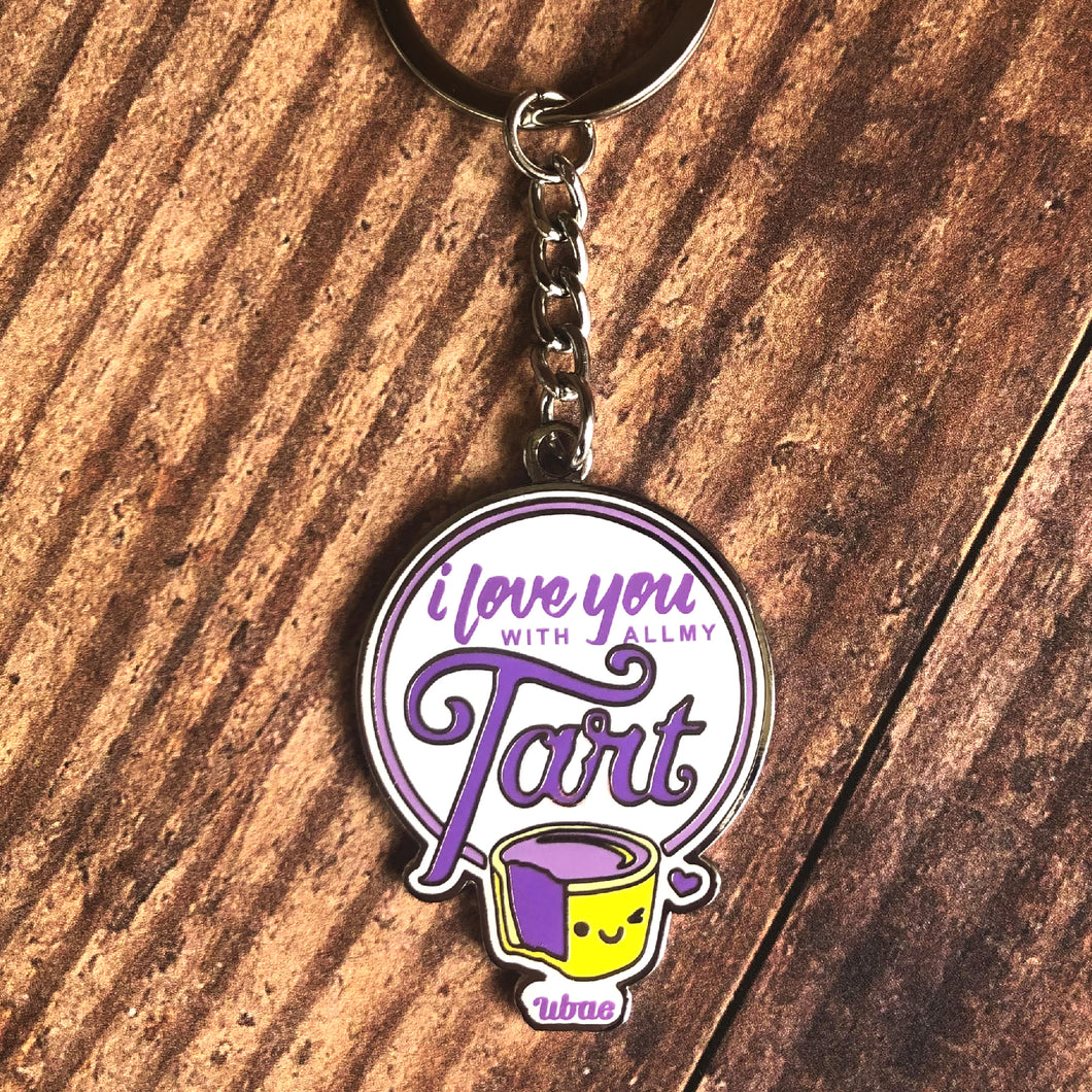 I Love You With All My Tart Keychain